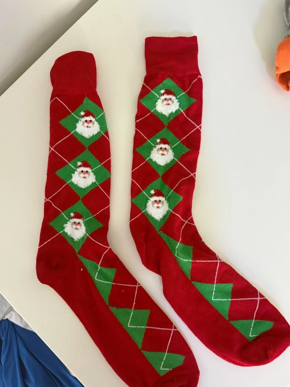 Christmas Santa Crew Socks  Pack of 4 different types of socks!
